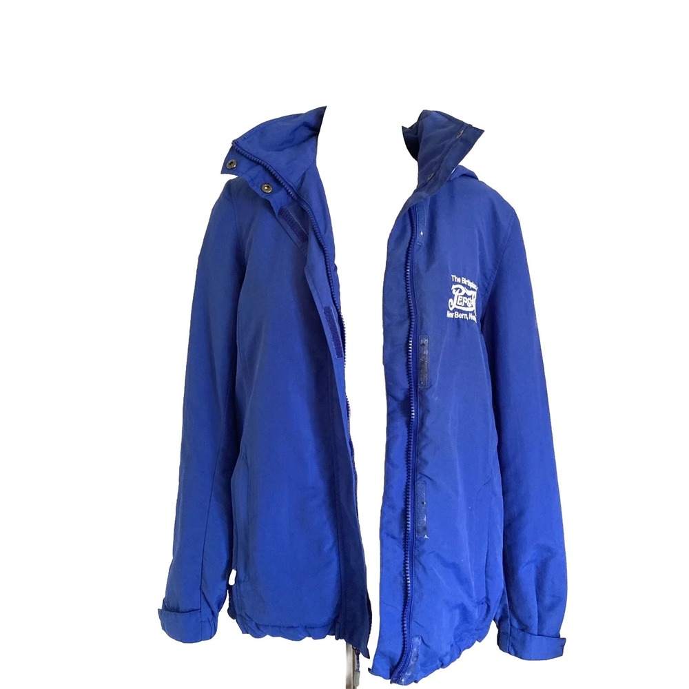 New Bern NC Pepsi Jacket size small blue LANDS END  home of‎ Pepsi